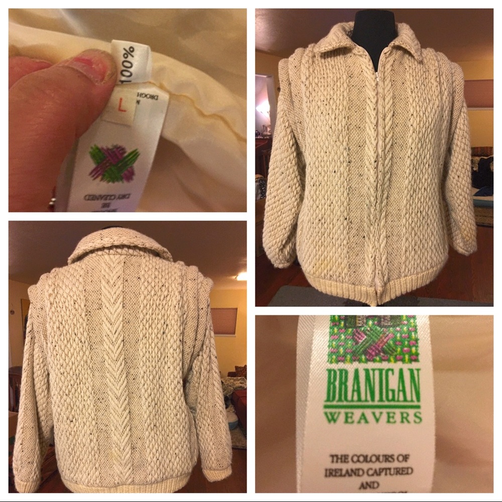 💯 Irish wool ladies jacket lined